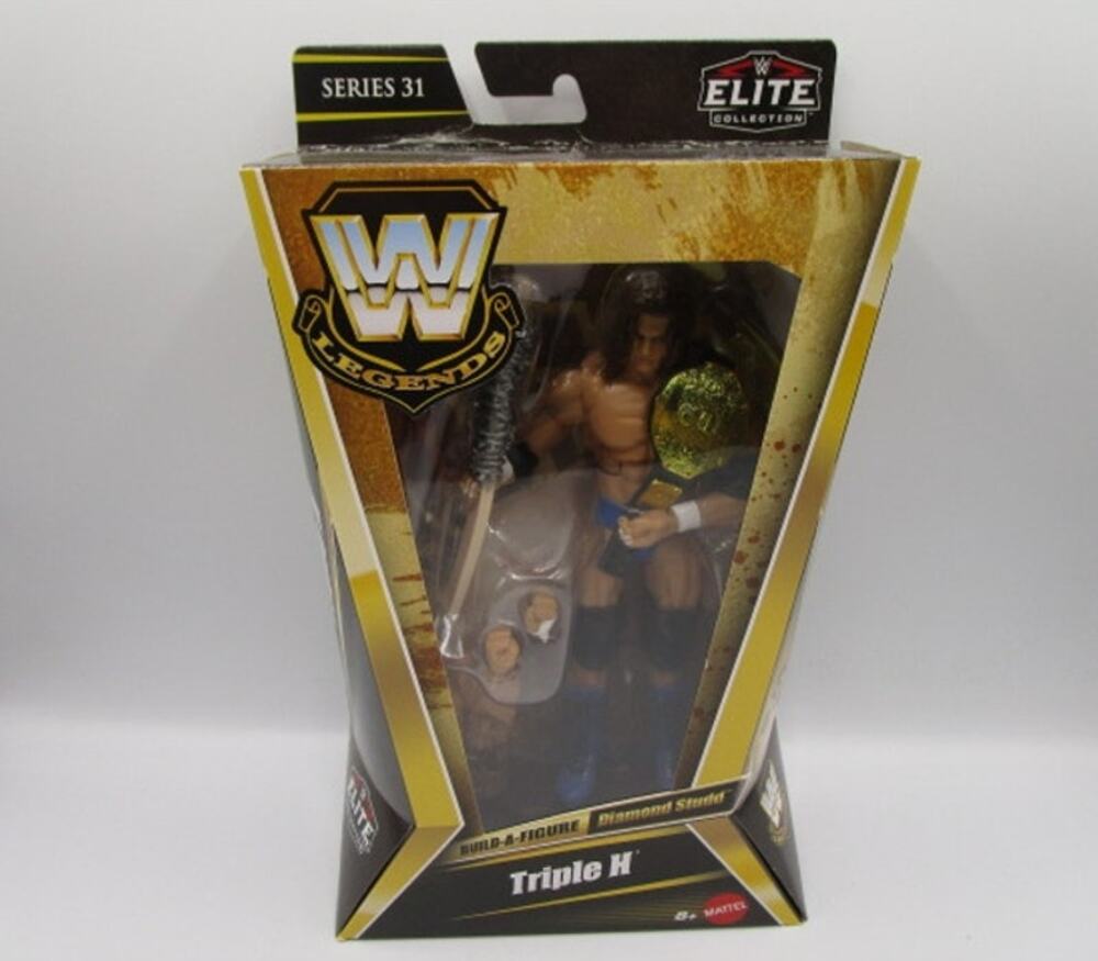 WWE Elite Legends Triple H Action Figure BAF Diamond Studd Target Exclusive